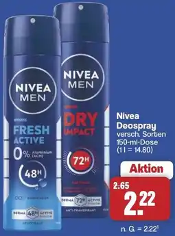Famila Nord West Nivea Deospray Angebot