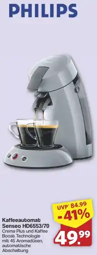 Famila Nord West PHILIPS Kaffeeautomat Senseo HD6553/70 Angebot