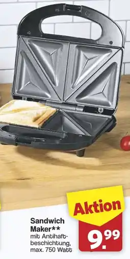 Famila Nord West GOURMETmaxx Sandwich Maker Angebot