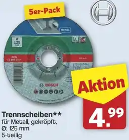 Famila Nord West BOSCH Trennscheiben Angebot