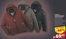 Famila Nord West Herren stepp parka mit heizfunktion Angebot