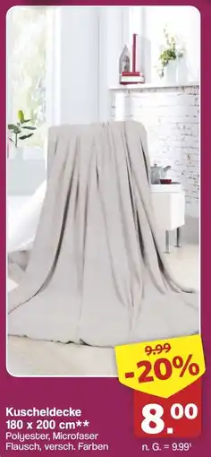 Famila Nord West Kuscheldecke 180 x 200 cm Angebot
