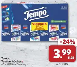 Famila Nord West Tempo Taschentücher Angebot