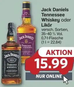 Famila Nord West Jack Daniels Tennessee Whiskey oder Likör Angebot