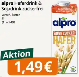 Famila Nord West alpro Haferdrink & Sojadrink zuckerfrei Angebot