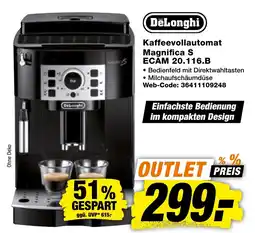 expert Techno Land DeLonghi Kaffeevollautomat Magnifica S ECAM 20.116.B Angebot