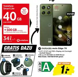 expert Techno Land motorola moto Edge 70 + Vodafone Smart Lite 40 GB Angebot