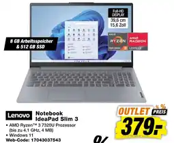 expert Techno Land Lenovo Notebook IdeaPad Slim 3 Angebot