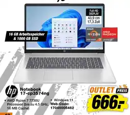 expert Techno Land hp Notebook 17-cp3574ng Angebot