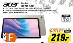 expert Techno Land acer Tablet Iconia A12 Angebot