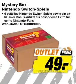 expert Techno Land Mystery Box Nintendo Switch-Spiele Angebot