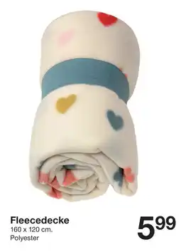 Zeeman Fleecedecke Angebot