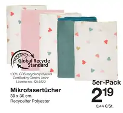 Zeeman Mikrofasertücher 5er-Pack Angebot