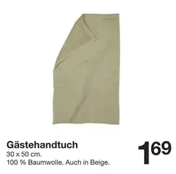 Zeeman Gästehandtuch Angebot