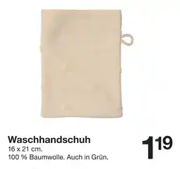 Zeeman Waschhandschuh Angebot