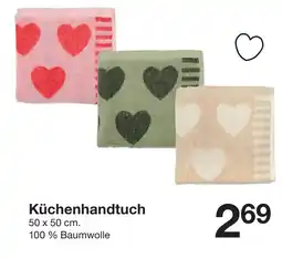 Zeeman Küchenhandtuch Angebot