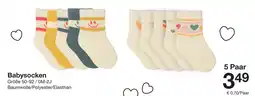 Zeeman Babysocken 5 Paar Angebot