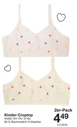 Zeeman Kinder-Croptop 2er-Pack Angebot