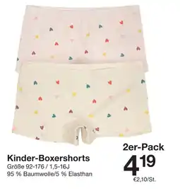 Zeeman Kinder-Boxershorts 2er-Pack Angebot