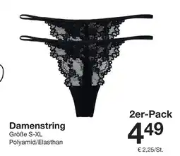Zeeman Damenstring 2er-Pack Angebot