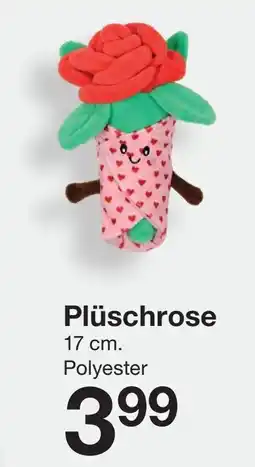 Zeeman Plüschrose Angebot