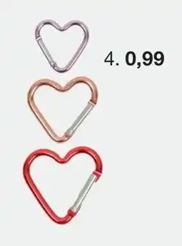 Zeeman Karabinerherzen Angebot