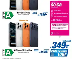 Expert Apple iPhone 17 Pro Max 256GB + Magenta Mobil M 50 GB Angebot