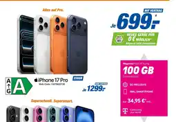 Expert Apple iPhone 17 Pro 256GB + Magenta Mobil M Young 100GB Angebot