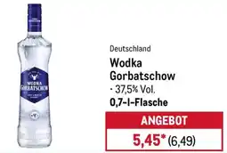 METRO Deutschland Wodka Gorbatschow Angebot