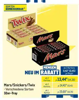 METRO Mars/Snickers/Twix Angebot