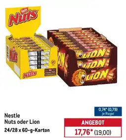 METRO Nestle Nuts oder Lion Angebot