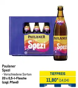 METRO Paulaner Spezi Angebot