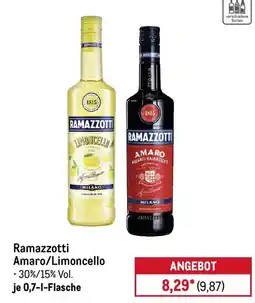METRO Ramazzotti Amaro/Limoncello Angebot
