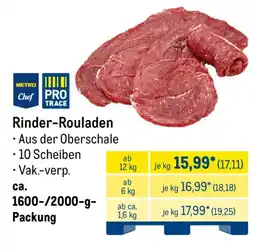 METRO Rinder-Rouladen Angebot
