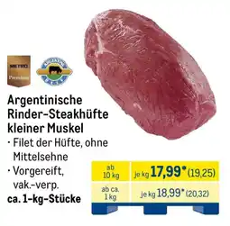 METRO Argentinische Rinder-Steakhüfte kleiner Muskel Angebot