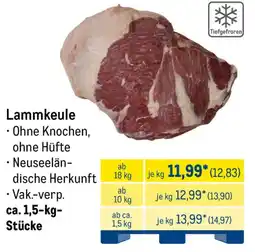 METRO Lammkeule Angebot