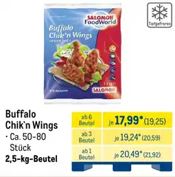 METRO SALOMON FoodWorld Buffalo Chik'n Wings Angebot