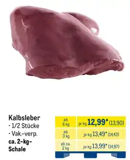 METRO Kalbsleber Angebot