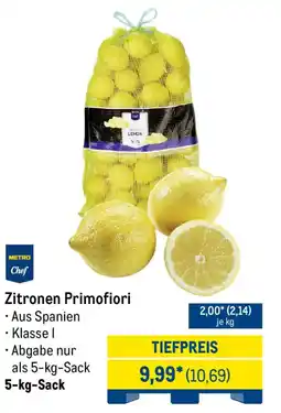 METRO METRO Chef Zitronen Primofiori Angebot