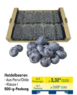 METRO Heidelbeeren Angebot