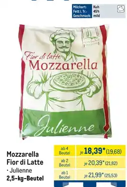 METRO Mozzarella Fior di Latte Angebot