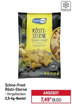 METRO Schne-frost Rösti-Sterne Angebot