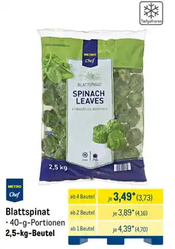 METRO METRO Chef Blattspinat Angebot