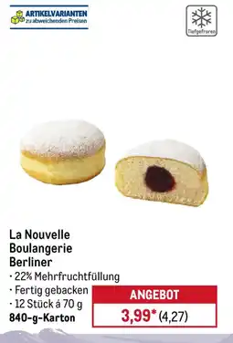 METRO La Nouvelle Boulangerie Berliner Angebot