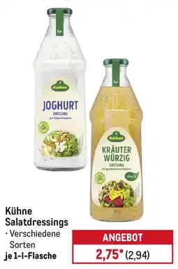 METRO Kühne Salatdressings Angebot