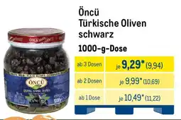 METRO Öncü Türkische Oliven schwarz Angebot
