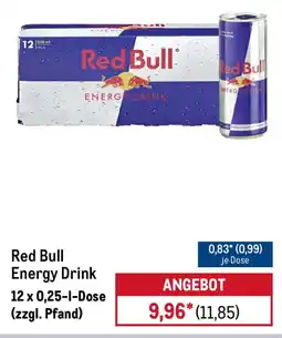 METRO Red Bull Energy Drink Angebot