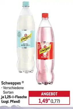 METRO Schweppes Angebot