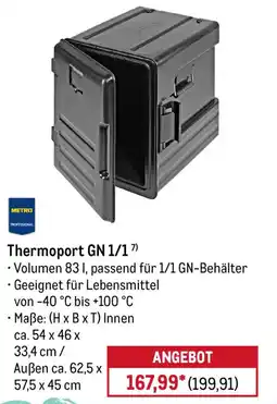 METRO METRO PROFESSIONAL Thermoport GN 1/1 Angebot
