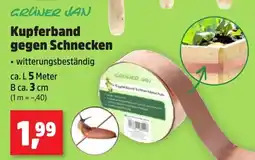 Thomas Philipps GRÜNER JAN Kupferband gegen Schnecken Angebot